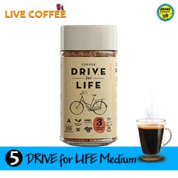 Сублимированный кофе DRIVE for LIFE Medium стеклянная банка 100гр